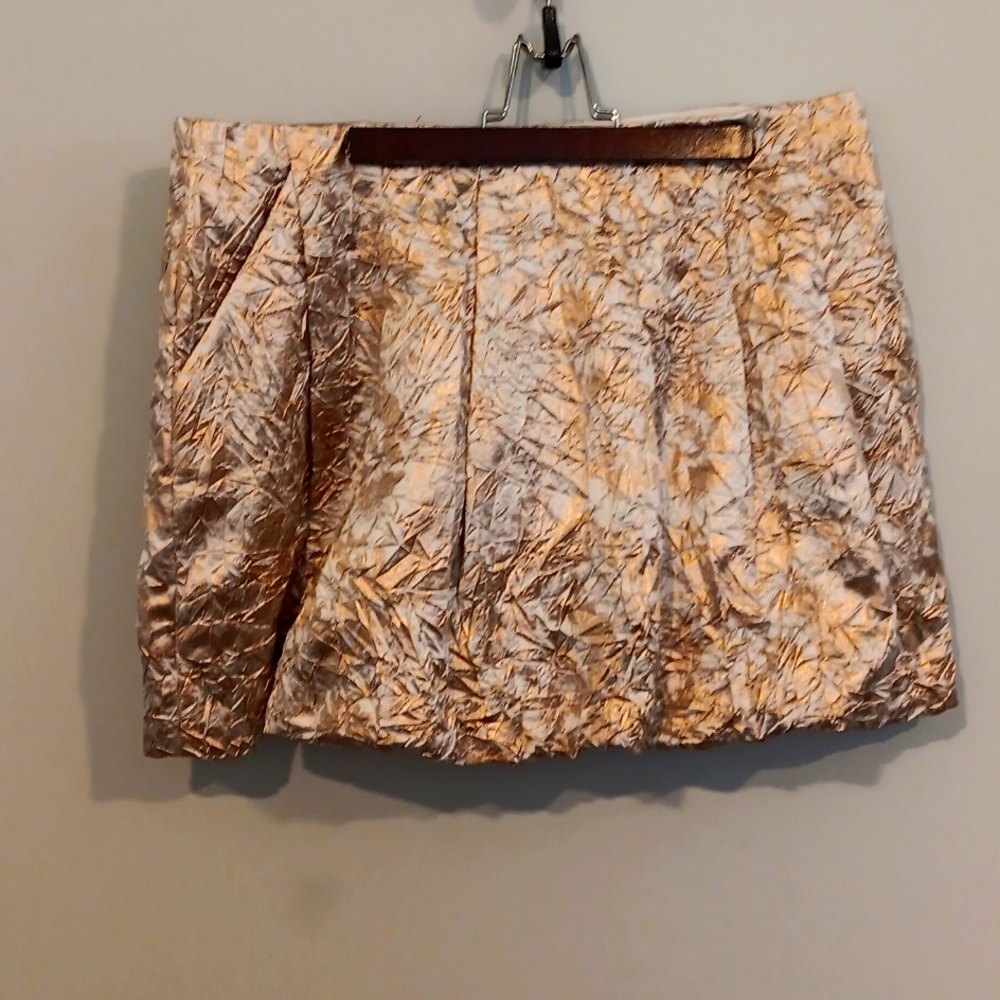 J. Crew Metallic Skirt
